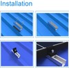 Cokritsm Solar Panel Brackets Holder Kit 30mm/35mm Universal Z-Bracket Holder