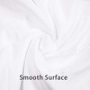 BOLLUMA 3x6m White Screen Background Photography Backdrop, 100% Cotton Muslin