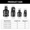 4 Piece Socket Adapter Set, Impact Socket Adapter, Adapter Set