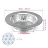 2 Packs Sink Strainer for Most Kitchen Sink Drain Basket,