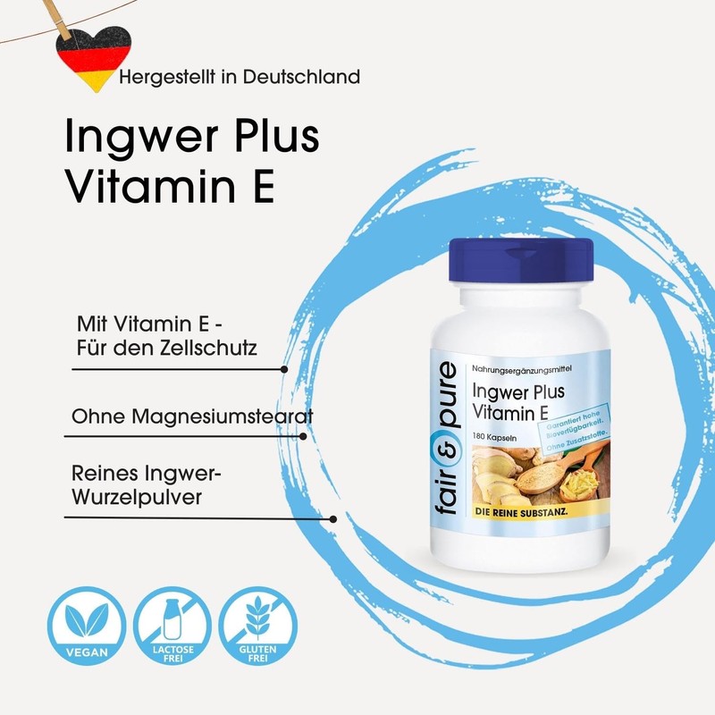 Fair & Pure® - Ginger 600mg Plus Vitamin E -