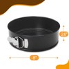Hiware 8 Inch Non-stick Springform Pan with Removable Bottom -