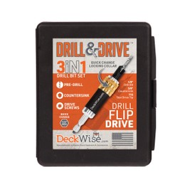 DeckWise Drill & Drive Tool for Pre-Drilling, Countersinking & Driving Decking (Hardwood, Composite, PVC, Pressure Treated)