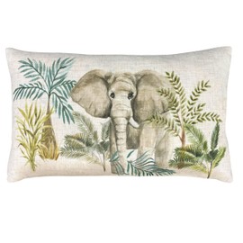 Evans Lichfield Kenya Cushion Cover, Elephant, 30 x 50cm