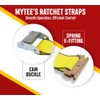 Mytee Products 2''x12' Logistic E-Track Cam Buckle Straps with Spring