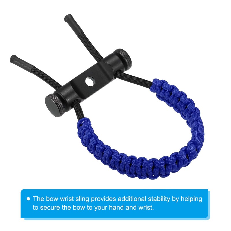 PATIKIL Archery Bow Wrist Sling, Adjustable Compound Braided Wrist Strap