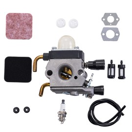 FS80R Carburetor Kit Compatible with Stihl FS85 FS80 HS75 HT75 & 30+ Models – Replaces C1Q-S186/C1Q-S97 with Fuel Filter, Spark Plug, Gaskets​