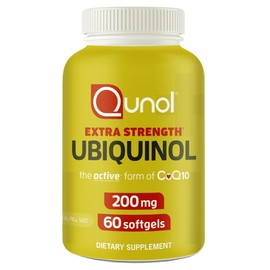 Quinol Ubiquinol 200mg softgel, 60 tablets, 1 unit / 퀴놀 유비퀴놀 200mg 소프트젤, 60정, 1개