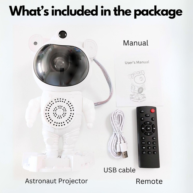 KOSU Astronaut Projector, Star Galaxy Light for Kids' Bedroom, Nebula