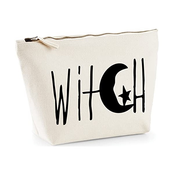 Hippowarehouse Witch Crescent Moon and Star Design Printed Make up