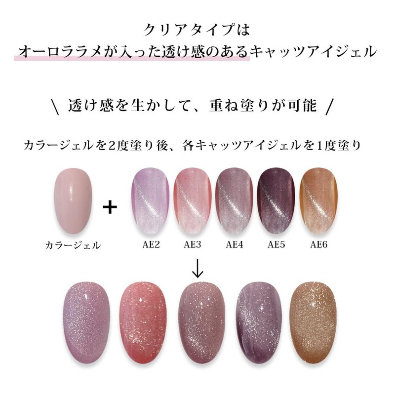 Safe Made in Japan Cat Eye Gel Artist Gel Series