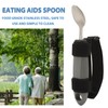 Eating Aids Spoon Stainless Steel Antislip Easy to Grip Adaptive