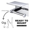 Toilet Roll Holder (UK Company) Wall Mounted With Screws Bathroom