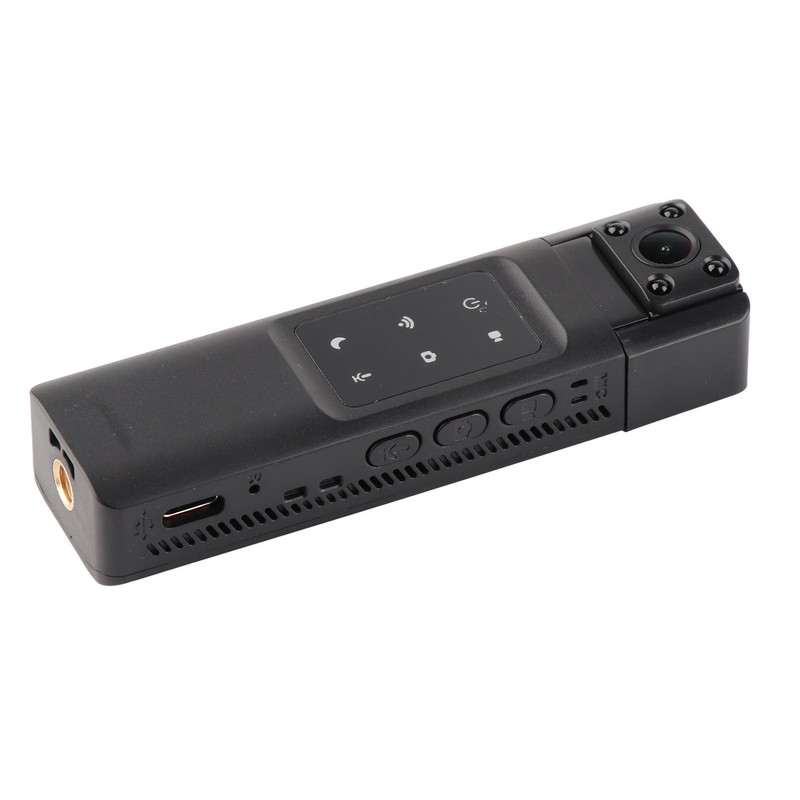 Body Mounted Camera with Back Clip 1080P Wifi Night Vision