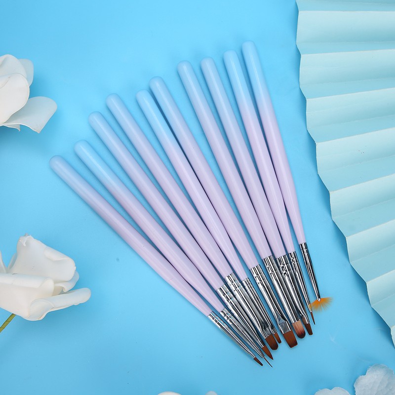 10pcs Nail Art Brush DIY Exquisite Pattern Nail Painting Drawing