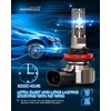 NINEO Fits for 2016-2023 Tacoma Fog Lights Combo Bulbs, 6500K