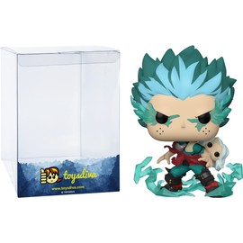 Infinite D e k u with Eri: P o p ! Animation Vinyl Figurine Bundle with 1 Compatible 'ToysDiva' Graphic Protector (1008-51933 - B)