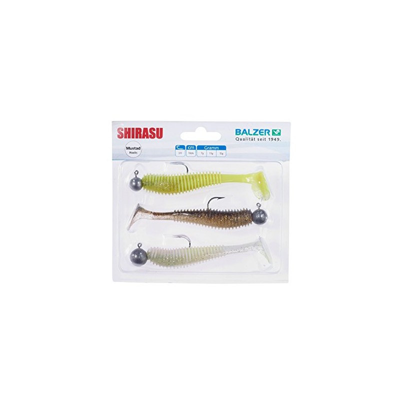 Akiri 6123009 Worm Set 10 cm / Shirasu Soft Lure