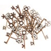 (Set of 30) Mixed Vintage Old Look Skeleton Key Fancy