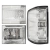 G-PLUS Tail Lights w/Bulbs Fit Chevy Silverado 1500 2014-2018/Fit Silverado