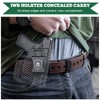 Glock 43 w/TLR-6 Holster, IWB Carbon Fiber Kydex Holster Fit: