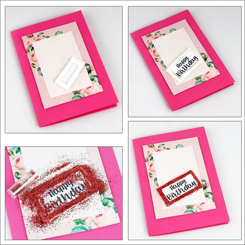 3L Corporation Self-Adhesive Scrapbook Foam Embellishment Shapes, Frames