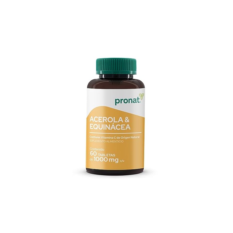 PRONAT | Acerola y Equinácea, Suplemento Alimenticio, con 298 mg