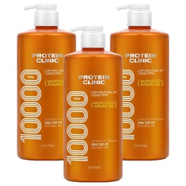 Elastin Protein Clinic Protein High-Nutrition Shampoo Floral Musk Scent, 1L, 3 Packs / 엘라스틴 프로틴 클리닉 단백질 고영양 샴푸 플로럴 머스크향, 1L, 3개