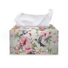 Oamsistay Hummingbird Rectangle Tissue Box Cover Modern PU Leather Rectangular