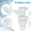 Mudder 2 Pieces Push Button Water Spigot Replacement, Reusable Plastic