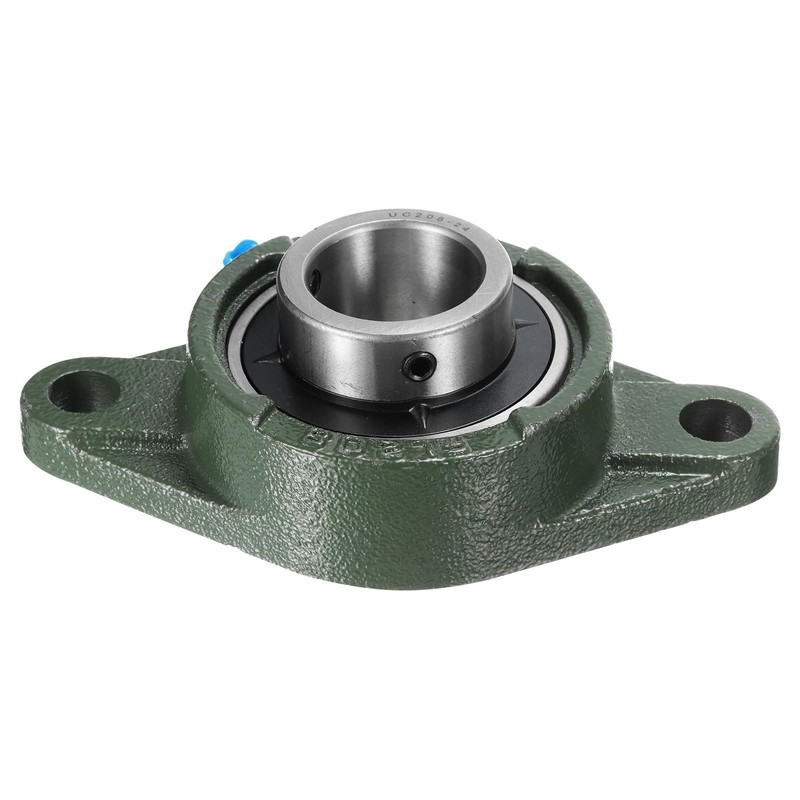 uxcell 2pcs UCFL208-24 Pillow Block Bearings 1-1/2 inch Bore Self