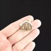 Unbranded 2 Gingerbread House Gold Tone Enamel Charms - E1168