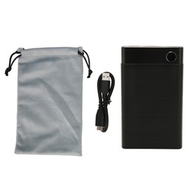 External Hard Drive 500GB USB 3.0 High Speed Quick Backup 5000mAh Battery Portable Storage Drive for Phone Laptop Black