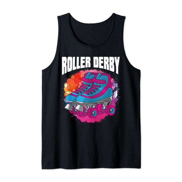 Roller Derby Player Goal Skating Team Tank Top