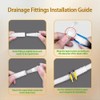 WEALINKII New Version 50ft Mini Split Air Conditioner Drain Hose,