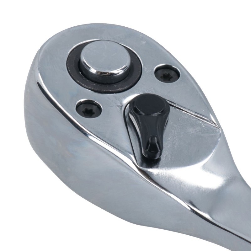 AB Tools 3/8in Drive Ratchet with Curved Rubber Grip Handle