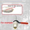 Lzcdelyxiao MT3 Keyless Drill Chuck, 1/8" - 5/8" (3-16mm), Titanium