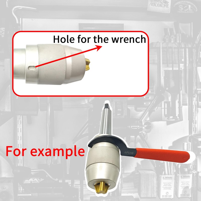 Lzcdelyxiao MT3 Keyless Drill Chuck, 1/8" - 5/8" (3-16mm), Titanium