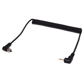 Xuegier 2.5mm to Male PC Flash Sync Cable Screw Lock for Trigger