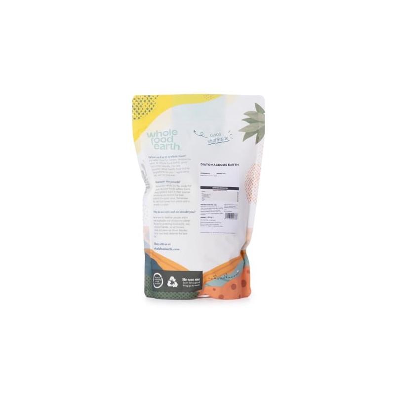 Wholefood Earth - Diatomaceous Earth (Food Grade) 500g - Freshwater