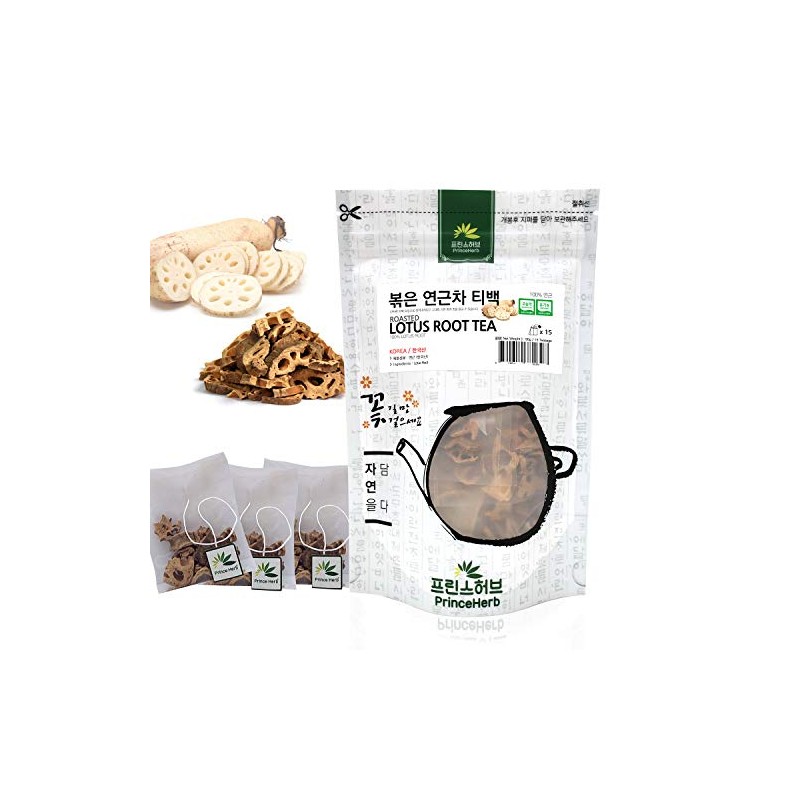 [Medicinal Korean Herb Tea] 100% Natural Roasted Lotus Root Tea