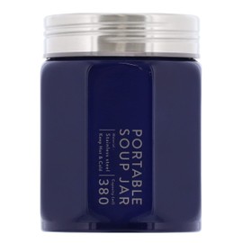 Bestco ND-8237 ND-8237 Lunch Jar, Thermal, 12.8 fl oz (380 ml), Makeup Blue