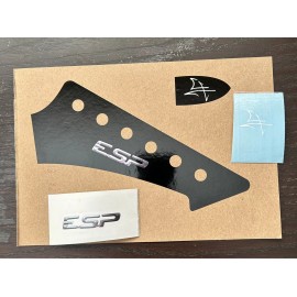 ESP James Hetfield ESP Snakebite vinyl decal headstock logo 4 diy guitar project