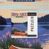 Lantern Press 1000 Piece Jigsaw Puzzle, Big Sky, Montana, Canoe