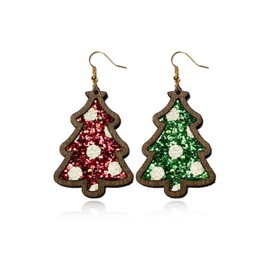 Stocking Stuffers Holiday Outfits for Women 2024 Christmas Tree Earrings for Women Cute Christmas Dangle Earrings Xmas Party Jewelry Christmas Gifts