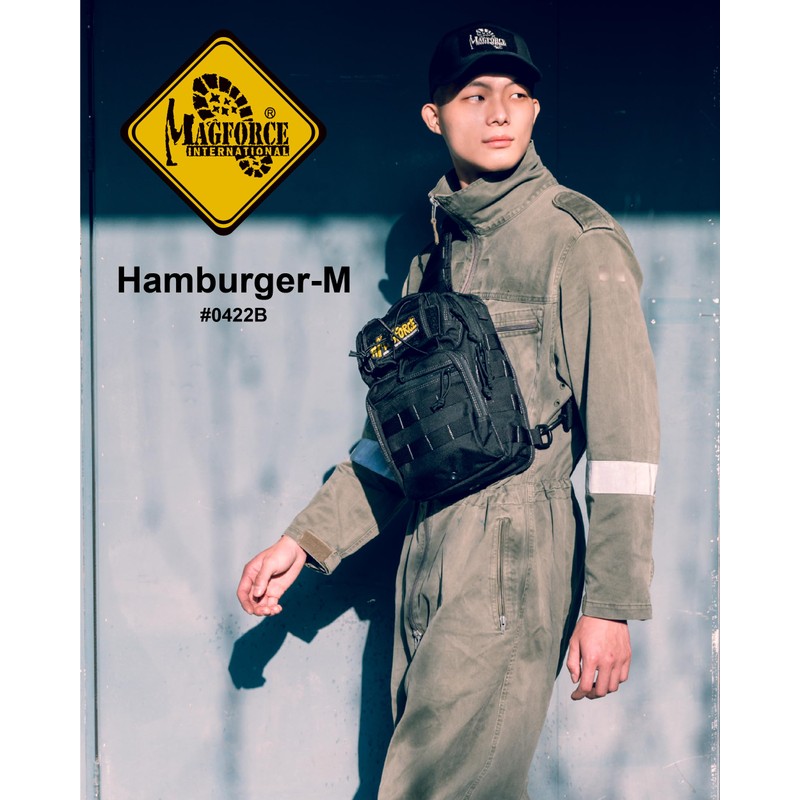 Magforce Tactical Sling Bag "Hamburger", MOLLE Shoulder & Chest Bag,