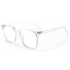 MACJERO Oversized Square Blue Light Blocking Glasses for Women Men,