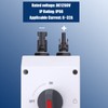 VOZINMOST Solar Panel Disconnect Switch PV Isolator IP66 32Amp DC