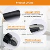 Pack of 2 Suitcase Handle Replacement Black, 24 cm Luggage