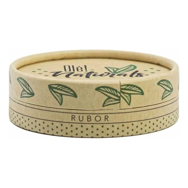 Rubor Compacto Sedoso Naranja Mineral Press Olé! Naturals